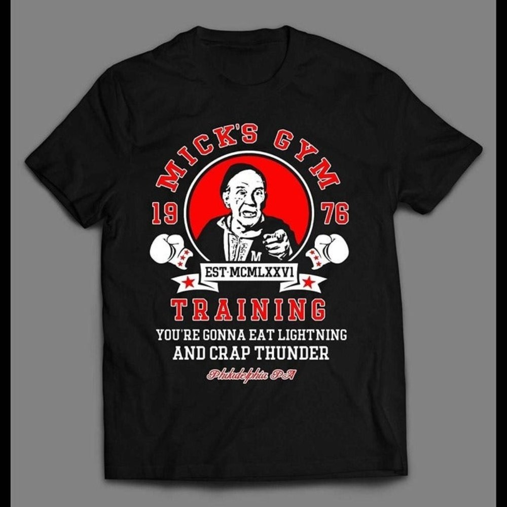 1976 Micks Gym Boxing Shirt Mens training shirt fashion sizes S-XL